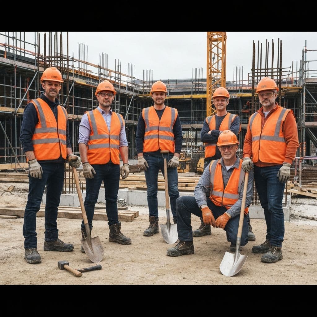 Greenshield Construction team with safety equipment